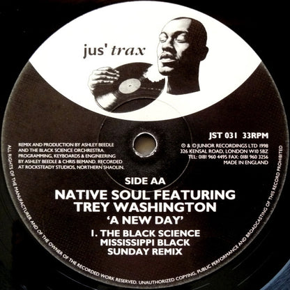 Native Soul Featuring Trey Washington : A New Day (12")