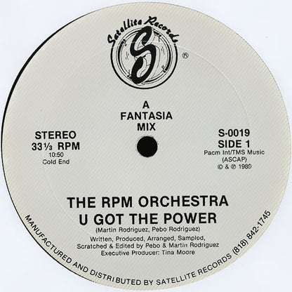 The RPM Orchestra : U Got The Power (12")