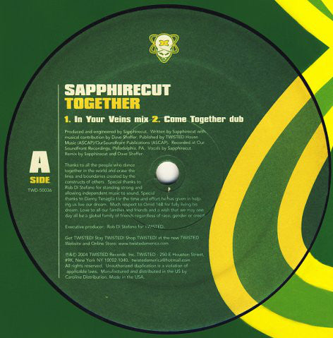 Sapphirecut : Together (12")