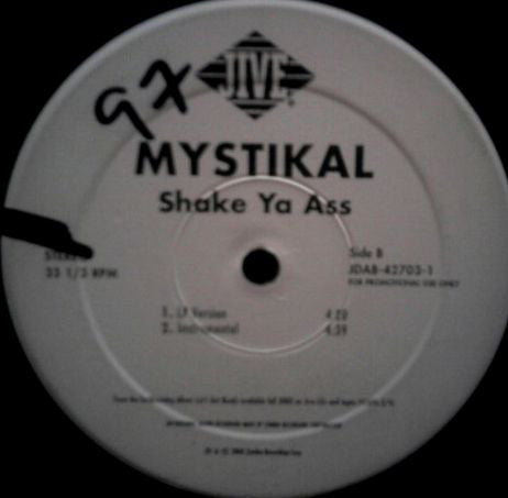 Mystikal : Shake Ya Ass (12", Promo)