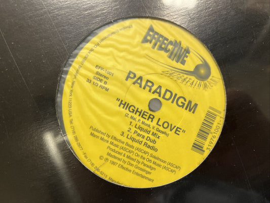 Paradigm (6) : Higher Love (12", Single, Off)