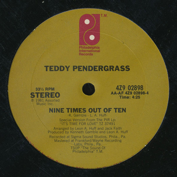 Teddy Pendergrass : This Gift Of Life (12")