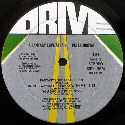Peter Brown (2) : A Fantasy Love Affair (LP, Album, Mon)