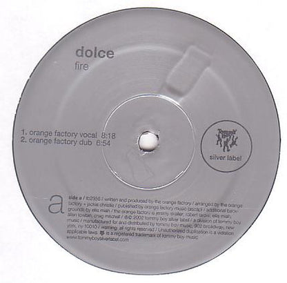 Dolce : Fire (12")