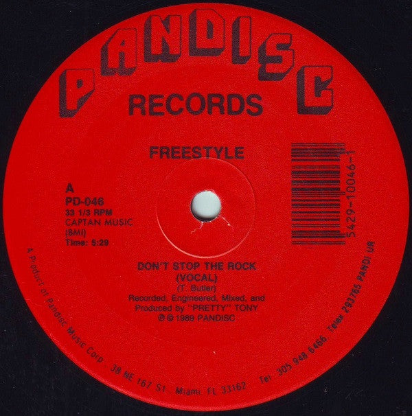 Freestyle : Don't Stop The Rock (12", RE)