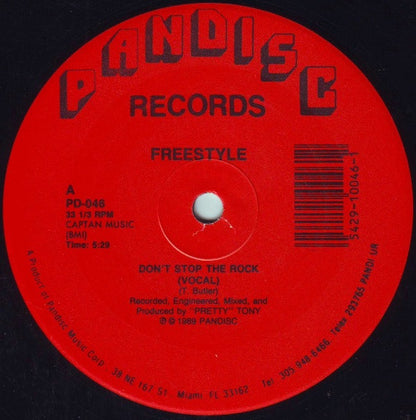 Freestyle : Don't Stop The Rock (12", RE)