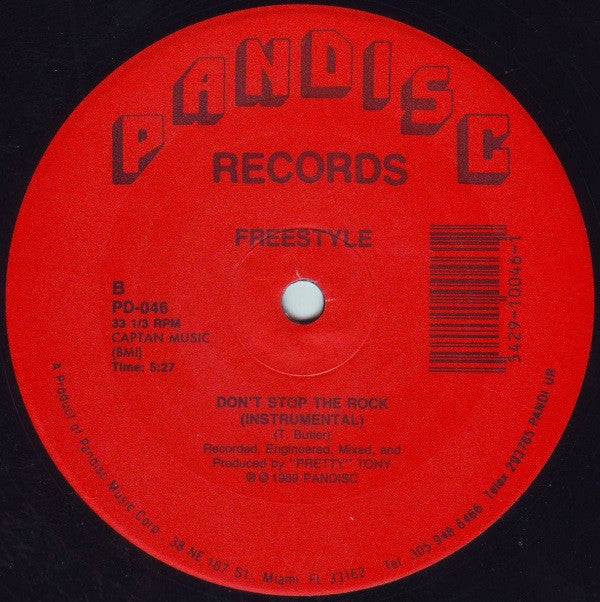 Freestyle : Don't Stop The Rock (12", RE)