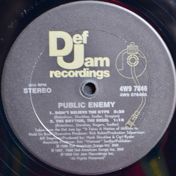 Public Enemy : Don't Believe The Hype (12")