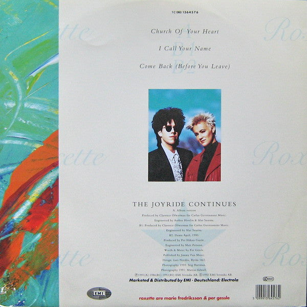 Roxette : Church Of Your Heart (12")