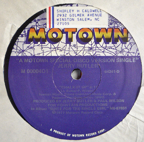 Smokey Robinson / Jerry Butler : Vitamin U / Chalk It Up (12")