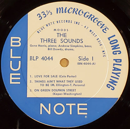 The 3 Sounds* : Moods (LP, Album, Mono)