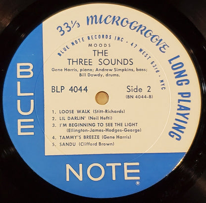 The 3 Sounds* : Moods (LP, Album, Mono)