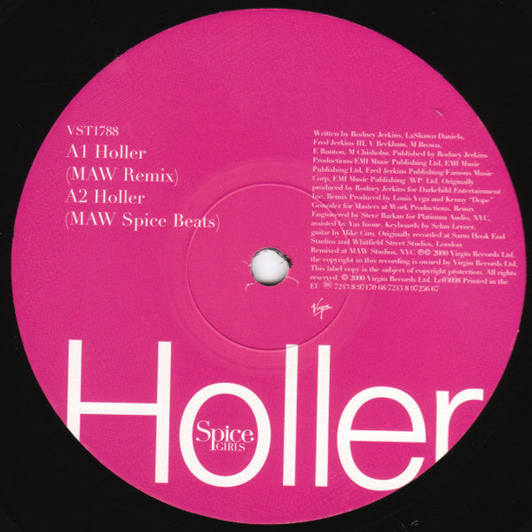 Spice Girls : Holler! (2x12", Single)