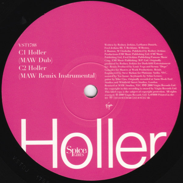 Spice Girls : Holler! (2x12", Single)