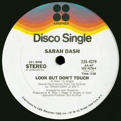 Sarah Dash : Sinner Man (12", Single, Pit)
