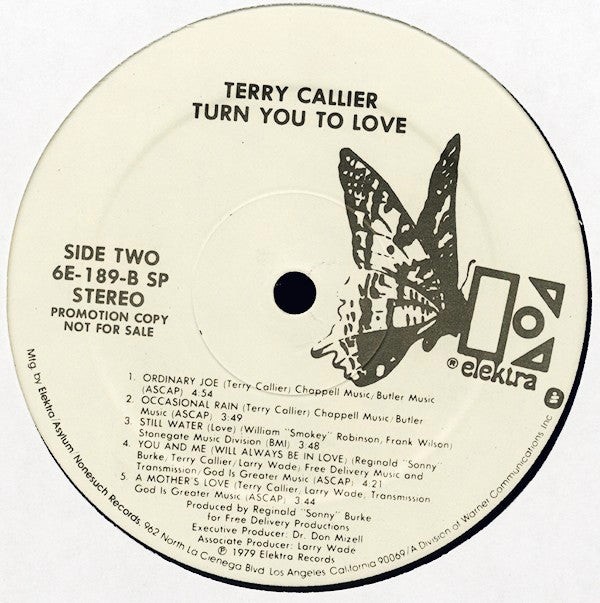 Terry Callier : Turn You To Love (LP, Album, Promo)