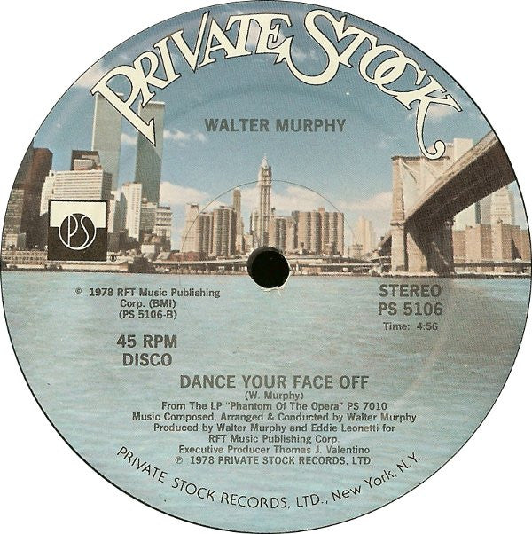 Walter Murphy : Gentle Explosion / Dance Your Face Off (12")