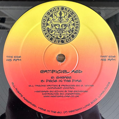 Artificial Red (3) : Shapes / Face In The Fire (12")