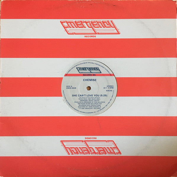 Chemise : She Can't Love You (12", Gre)