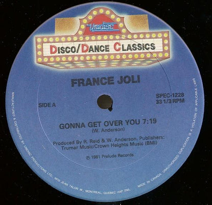 France Joli / Monika (2) / Nancy Martinez : Gonna Get Over You / (Won't You) Dance With Me / Can't Believe (12")