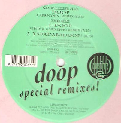Doop : Doop (Special Remixes) (12", Pin)