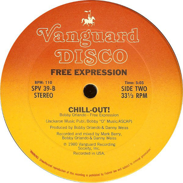 Free Expression : Save The Last Dance For Me / Chill-Out! (12")
