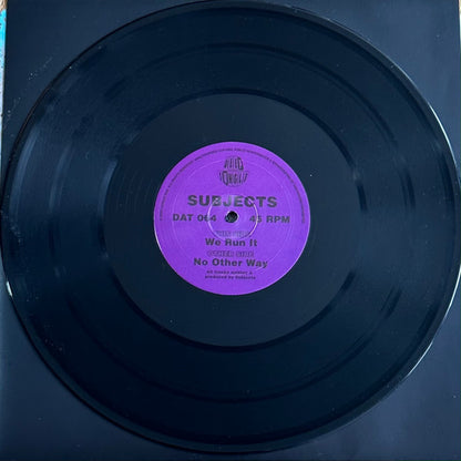Subjects (5) : No Other Way / We Run It (12")