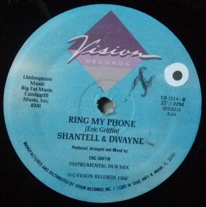Shantell & Dwayne : Ring My Phone (12")