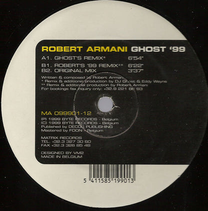 Robert Armani : Ghost '99 (12")