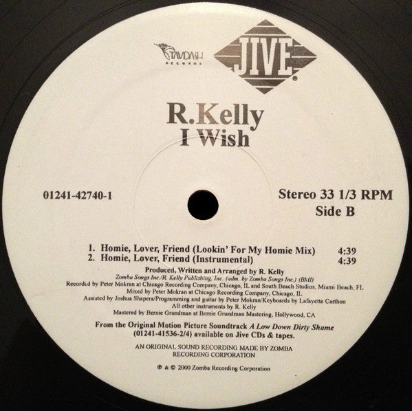 R. Kelly : I Wish (12")