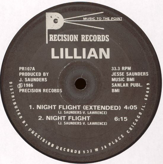 Lillian (2) : Night Flight (12")