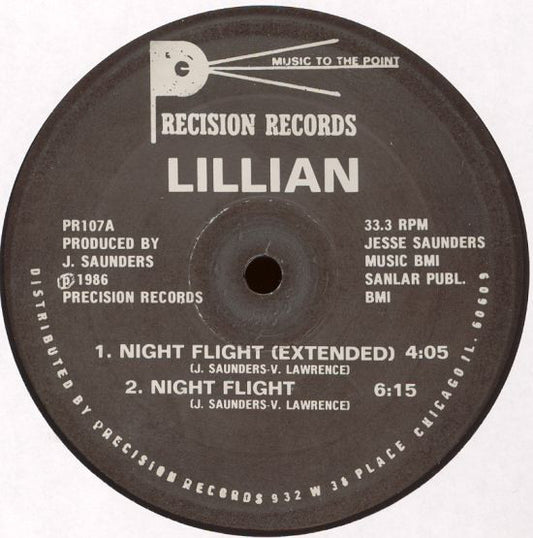 Lillian (2) : Night Flight (12")