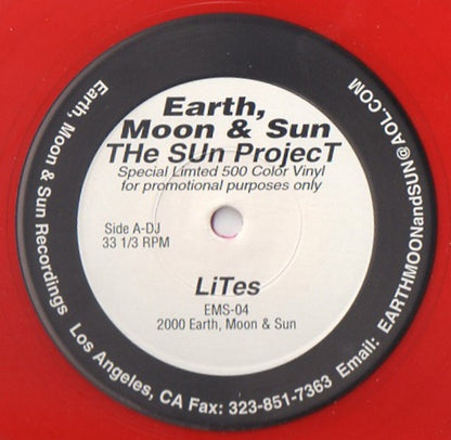 The Sun Project : Lites (12", Ltd, Promo, Red)