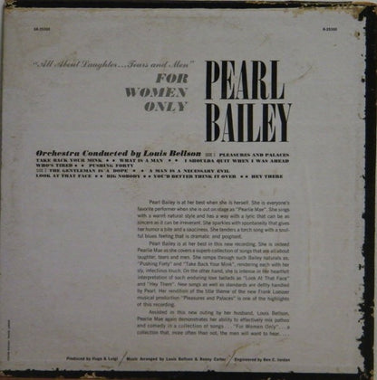 Pearl Bailey : For Women Only (LP, Album)