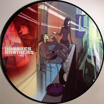 Brookes Brothers : Last Night / War Cry (12", Single, Pic)