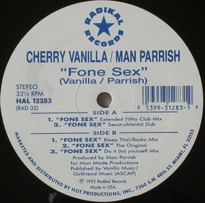 Cherry Vanilla / Man Parrish : Fone Sex (12")