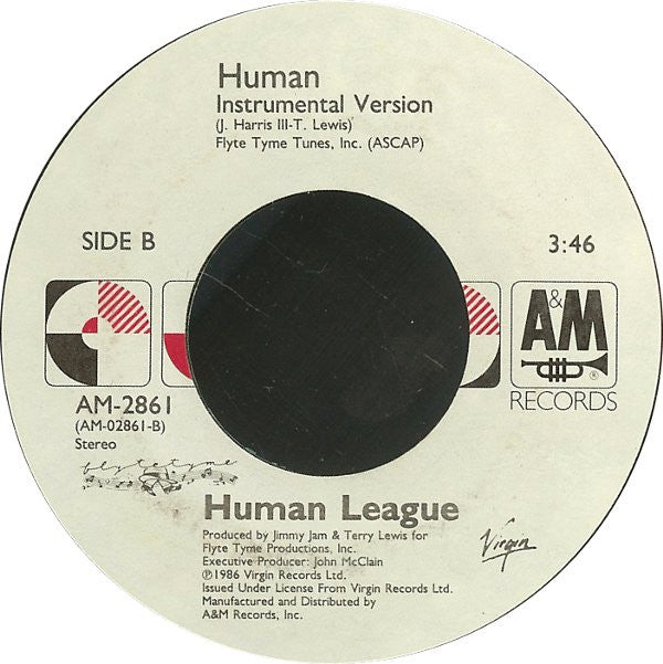 Human League* : Human (7", Single, Styrene, Ind)