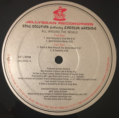 Soul Solution Featuring Carolyn Harding : All Around The World (2x12")