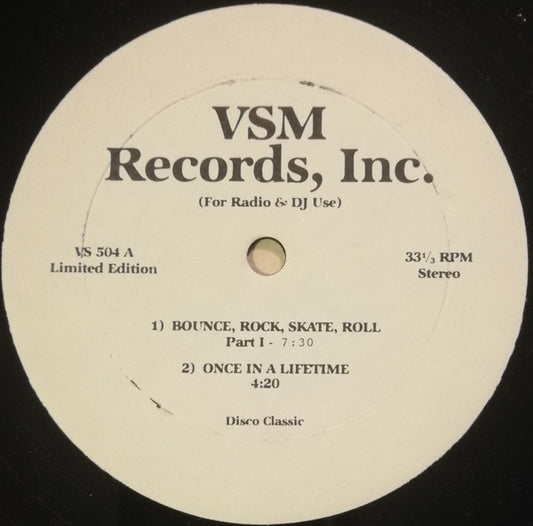 Vaughan Mason / Talking Heads : Bounce, Rock, Skate, Roll / Once In A Lifetime (12", Ltd, Unofficial)