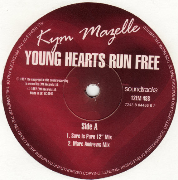 Kym Mazelle : Young Hearts Run Free (12")