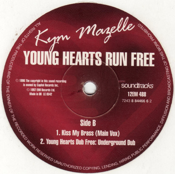 Kym Mazelle : Young Hearts Run Free (12")