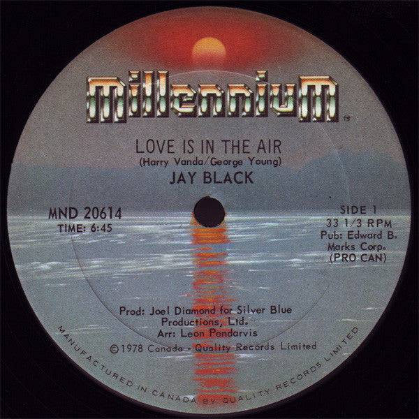Jay Black : Love Is In The Air / (Don't Go) Please Stay (12")