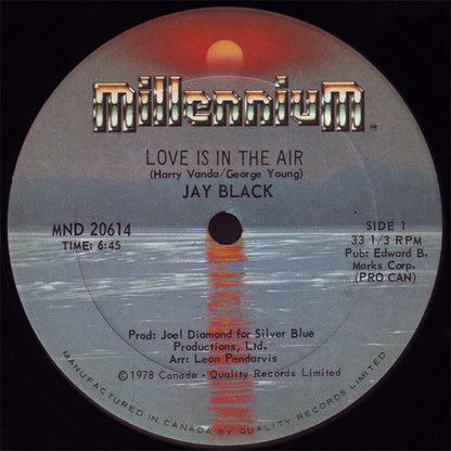 Jay Black : Love Is In The Air / (Don't Go) Please Stay (12")