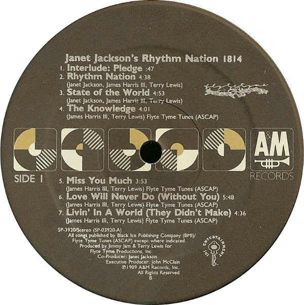Janet Jackson : Rhythm Nation 1814 (LP, Album)