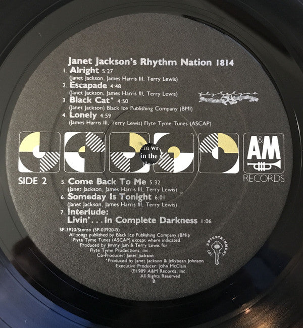 Janet Jackson : Rhythm Nation 1814 (LP, Album)