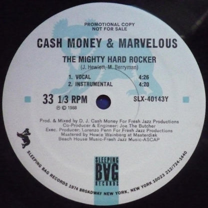 Cash Money & Marvelous : Find An Ugly Woman b/w The Mighty Hard Rocker (12", Promo)