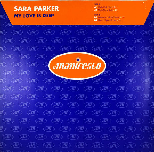 Sara Parker : My Love Is Deep (12")