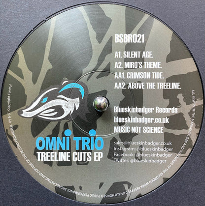 Omni Trio : Treeline Cuts EP (Rare Unearthed And Unreleased) (12", EP)