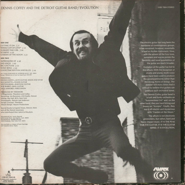 Dennis Coffey And The Detroit Guitar Band : Evolution (LP, Album, Son)