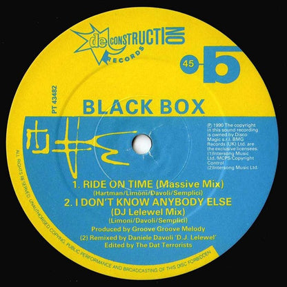 Black Box : I Don't Know Anybody Else (Remix) (12")